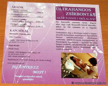 Szórólap – nyomdai referencia
