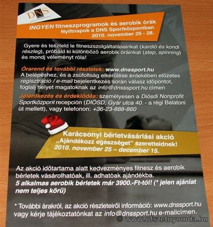 Szórólap – nyomdai referencia