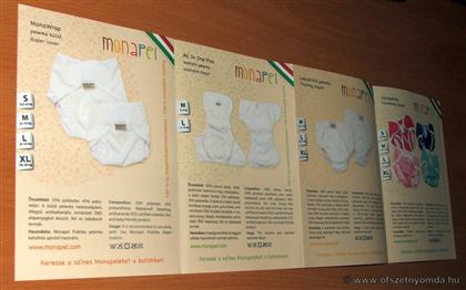 Szórólap – nyomdai referencia