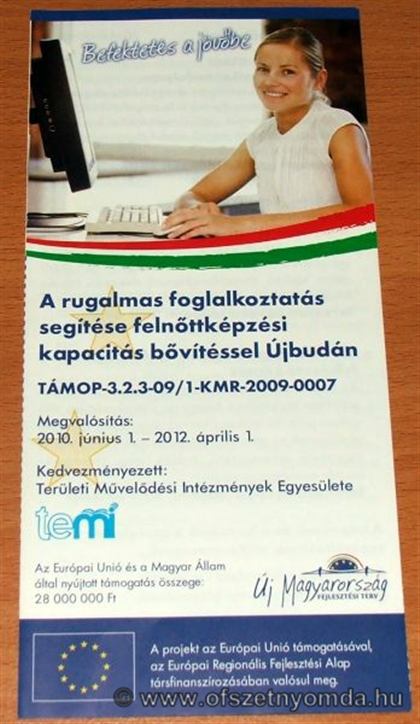 Szórólap – nyomdai referencia