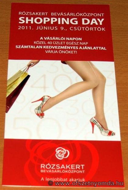 Szórólap – nyomdai referencia