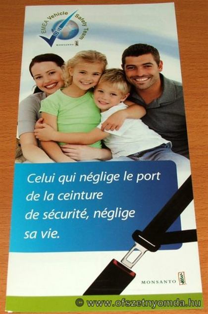 Szórólap – nyomdai referencia