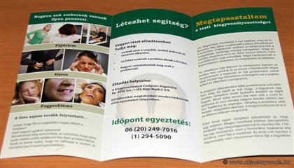 Szórólap – nyomdai referencia